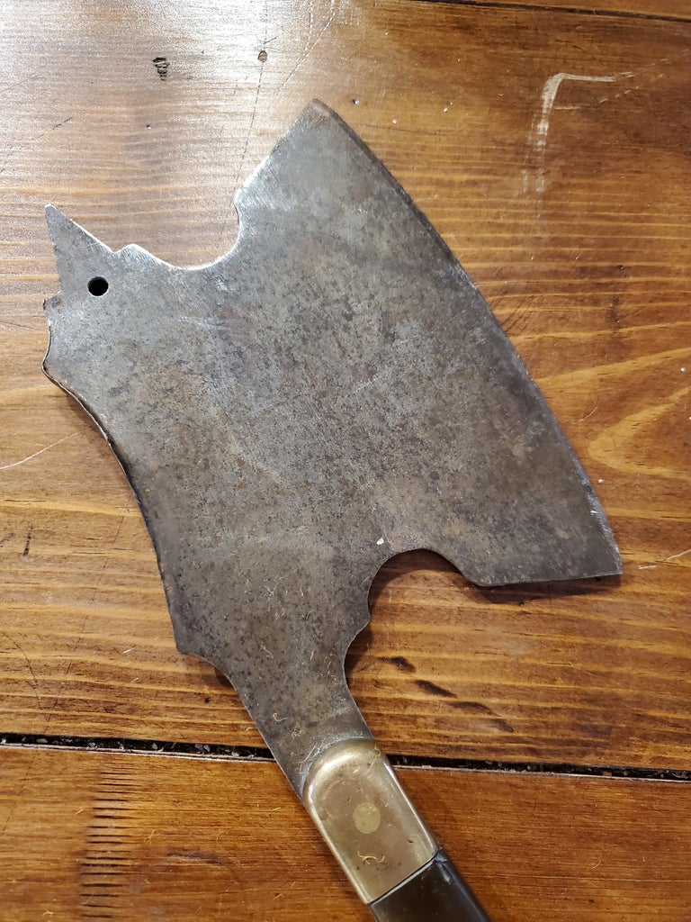 tobacco hatchet 19th Century Hand-Forged Steel and Bronze Tobacco Hatchet from Virginia For  Sale at 1stDibs