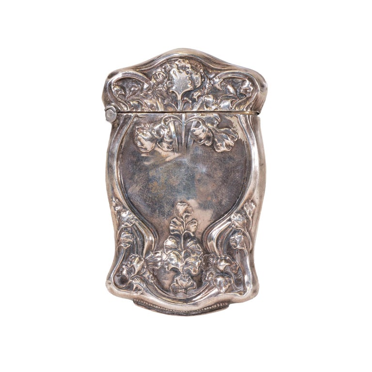 19th Century Sterling Art Nouveau Match Safe Collection For Sale at 1stDibs