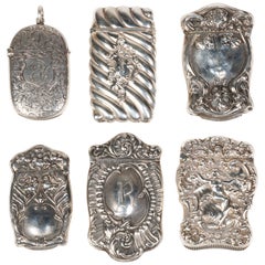 Used 19th Century Sterling Art Nouveau Match Safe Collection