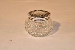 19th Century Sterling Lidded Dresser Jar