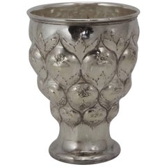 Antique 19th Century Sterling Silver Ananas Cup
