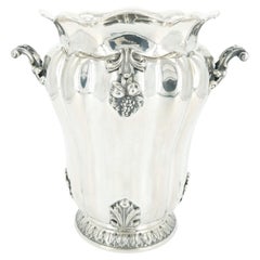 Antique 19th Century Sterling Silver Barware Wine Cooler / Ice Bucket