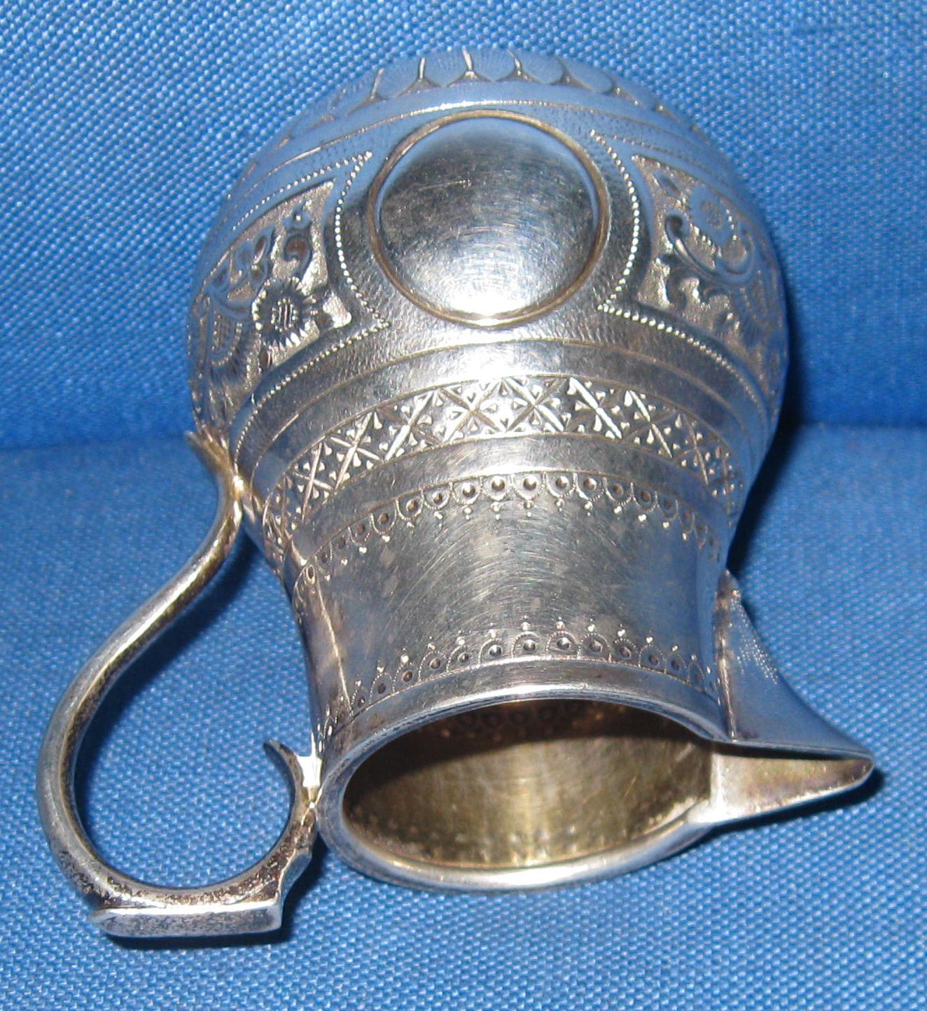 19th Century Sterling Silver Cream Pitcher by Charles Stuart Harris, London 7