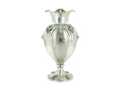 Dekorative Vase aus Sterlingsilber des 19. Jahrhunderts