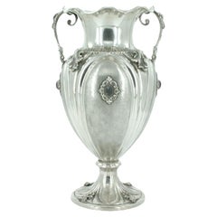 19th Century Sterling Silver Decorative Vase