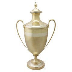 19th Century Sterling Silver Gilt Presentation Cup and Cover, 1871