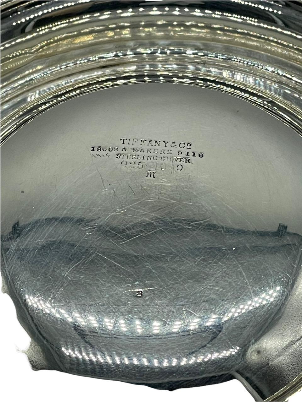 19. Jahrhundert Sterling Silber Streichholzschachtel Halter und Aschenbecher Stand von Tiffany & Co. 5