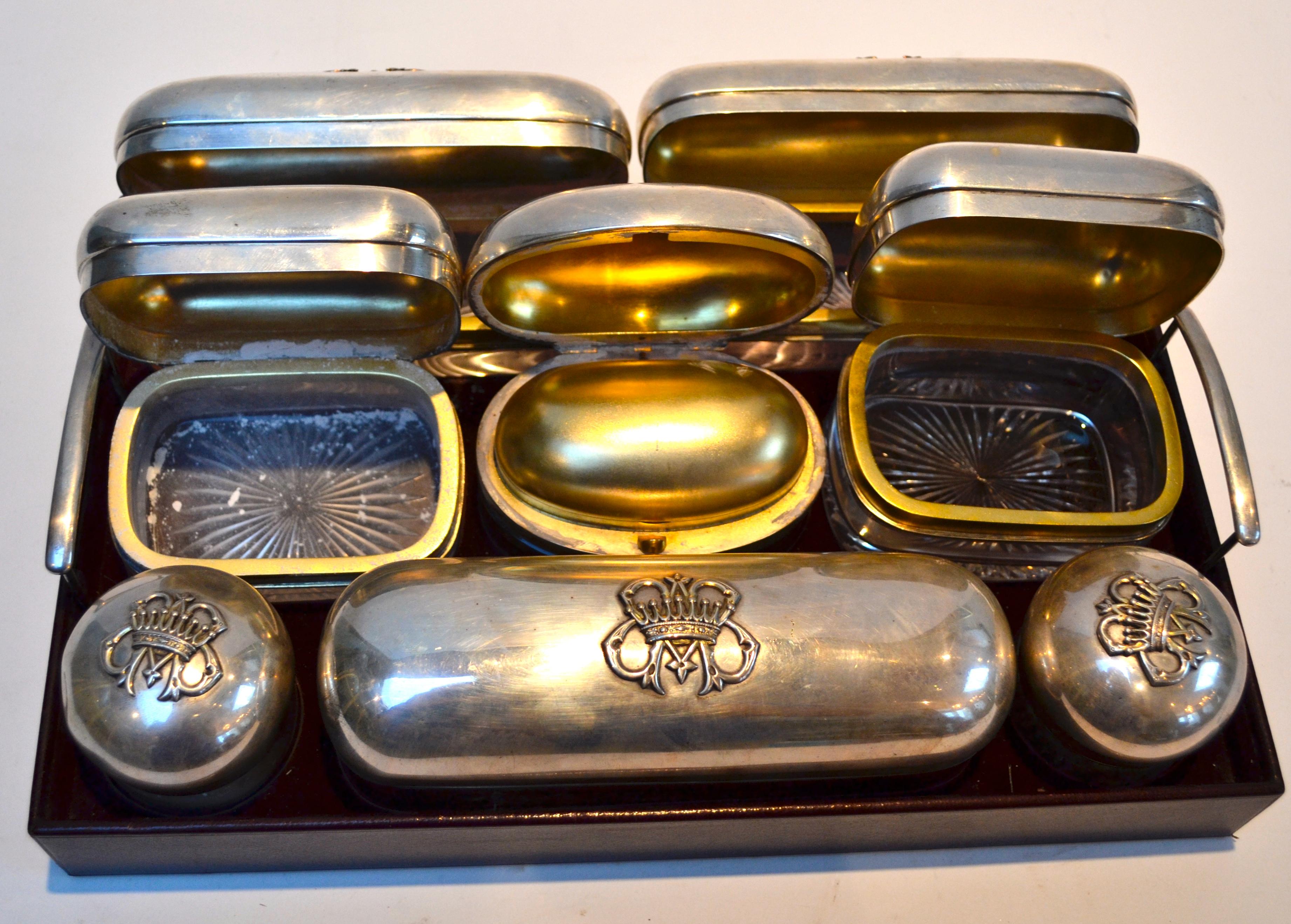 19th Century Sterling Silver ‘Necessaire De Voyage’ by Leuchars and Son en venta 12