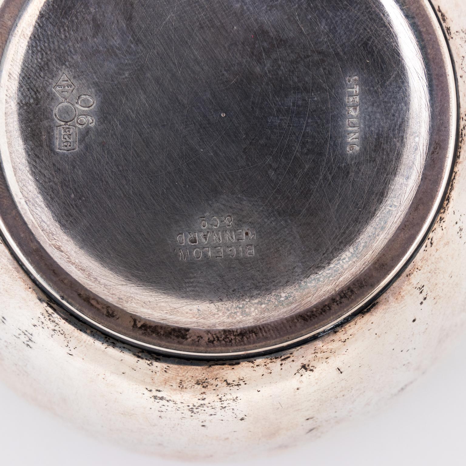 19th Century Sterling Silver Powder Jar by Dominick and Haff For Sale 5