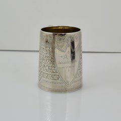 19th Century Sterling Silver Souvenir Cup from Birmingham