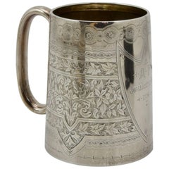 19th Century Sterling Silver Souvenir Cup from Birmingham