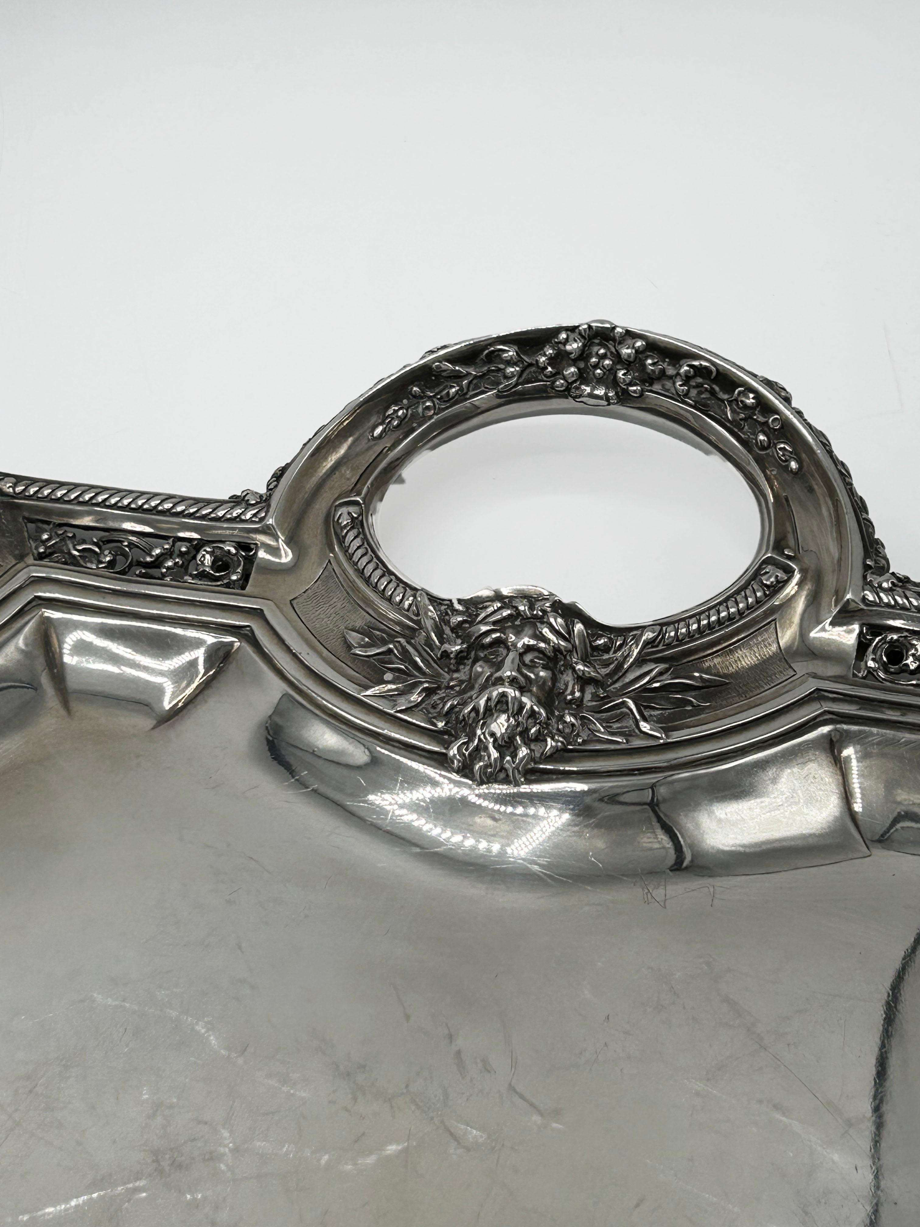 Belle Époque Service à thé et à café en argent du XIXe siècle par Alphonse Debain en vente