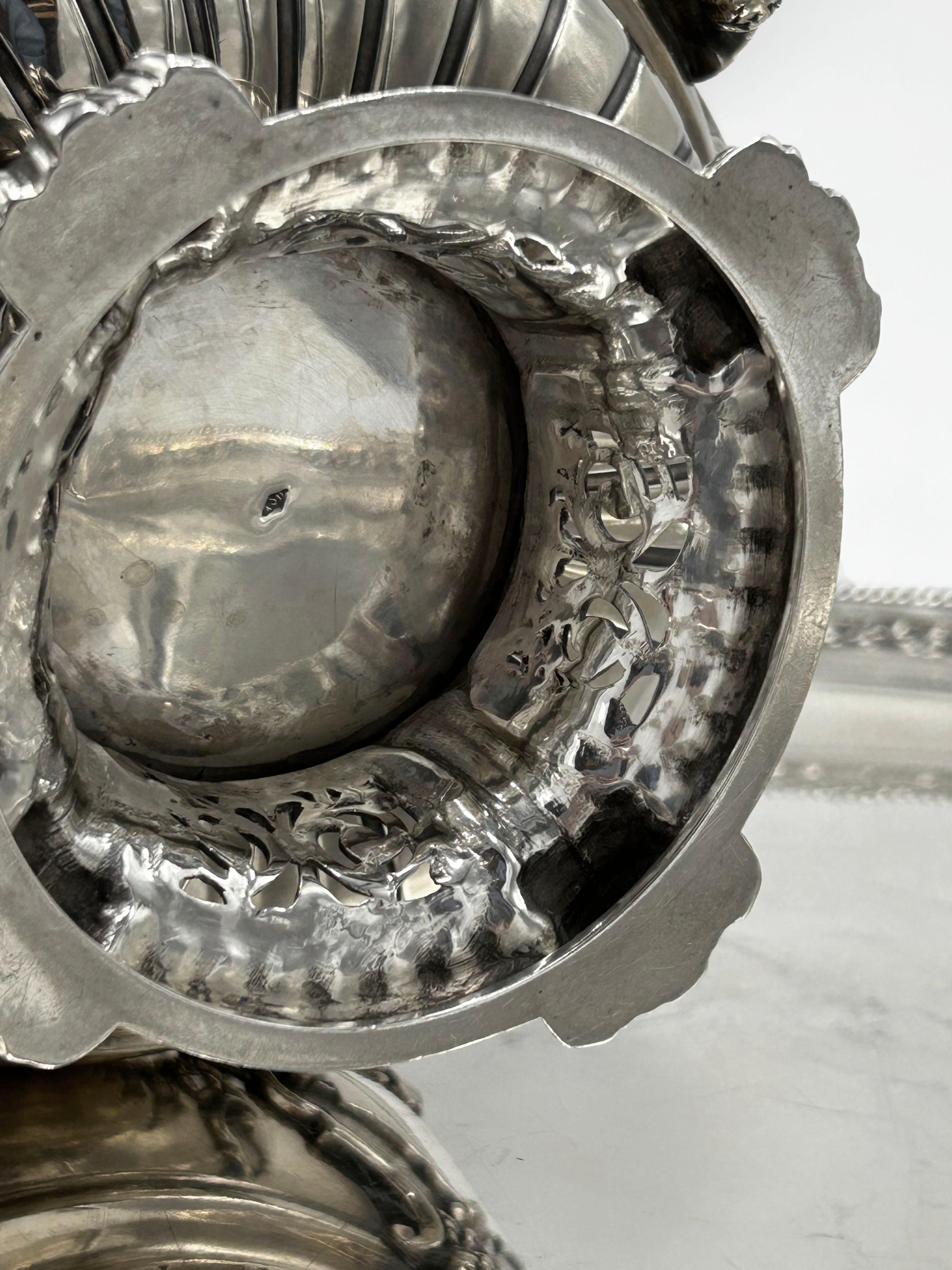 Français Service à thé et à café en argent du XIXe siècle par Alphonse Debain en vente