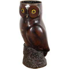 19th Century Stick Stand in the Shape of an Owl
