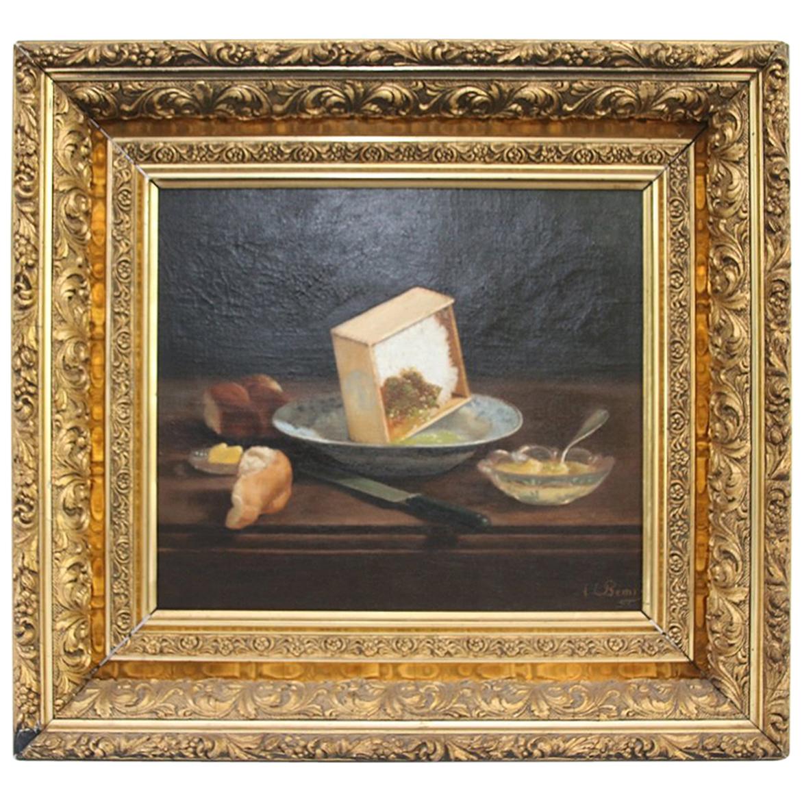 19th Century Still Life by A.L. Bemis For Sale