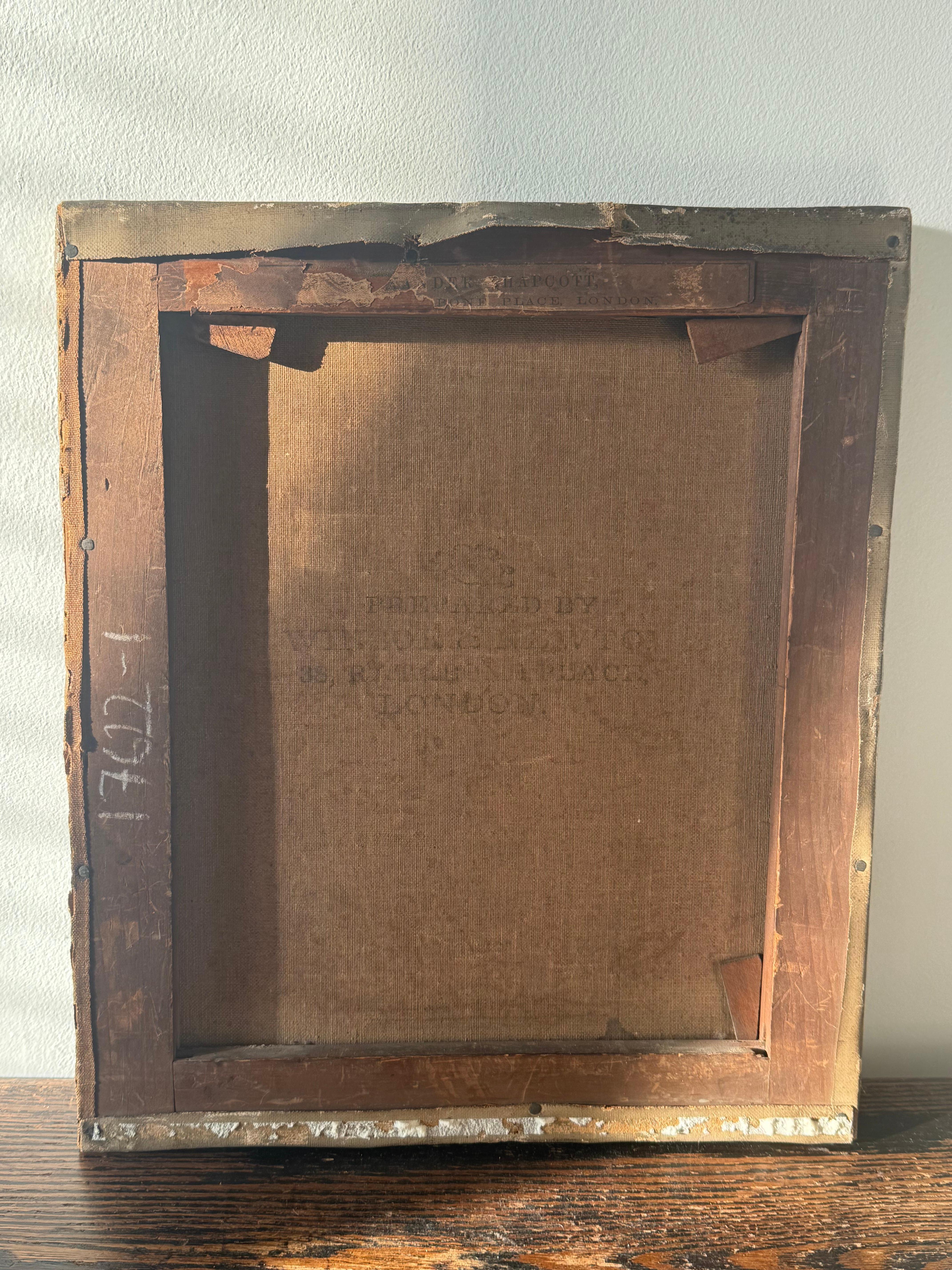 19th Century Still Life Oil On Canvas (Leinwand) im Angebot