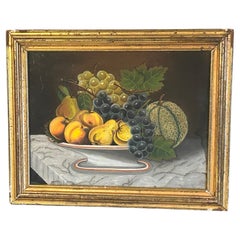 19th Century Still Life Theorem w Fruit 19th Century Still Life Theorem w Fruit