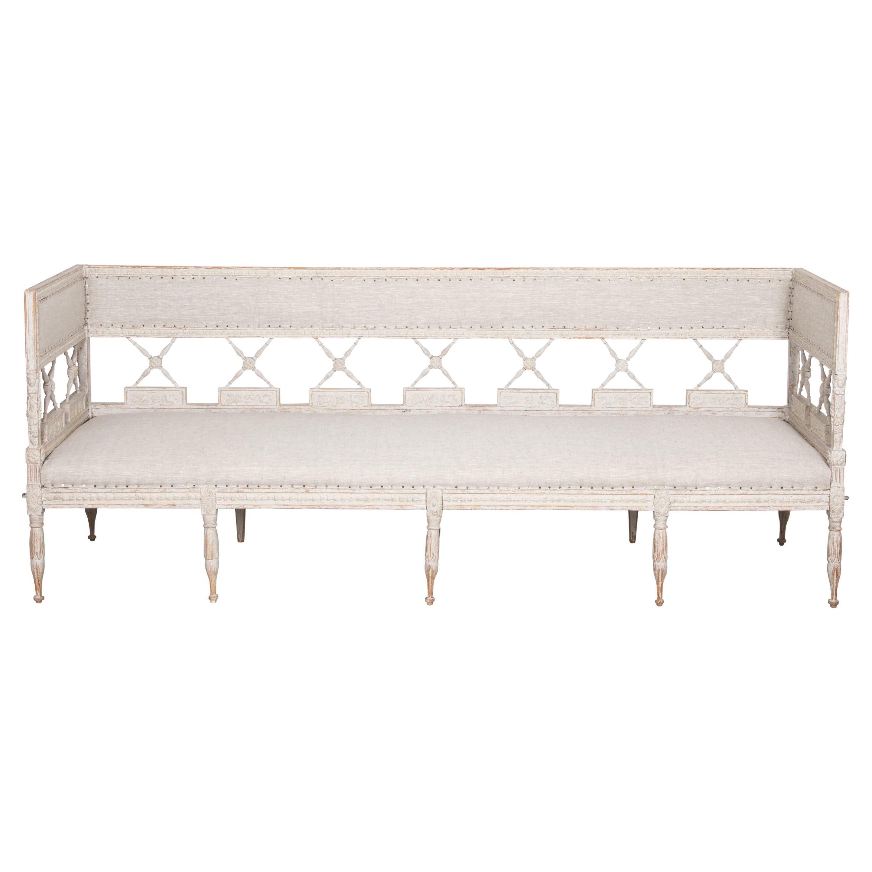 19th Century Stockholm Sofa For Sale