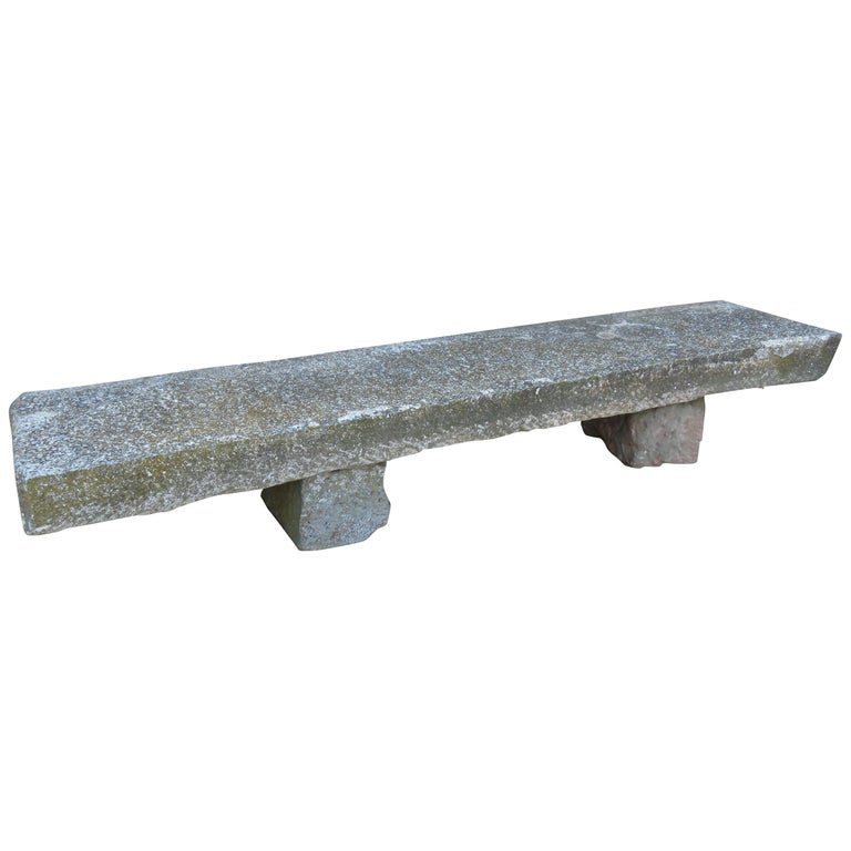 19th Century Stone Bench For Sale At 1stdibs
