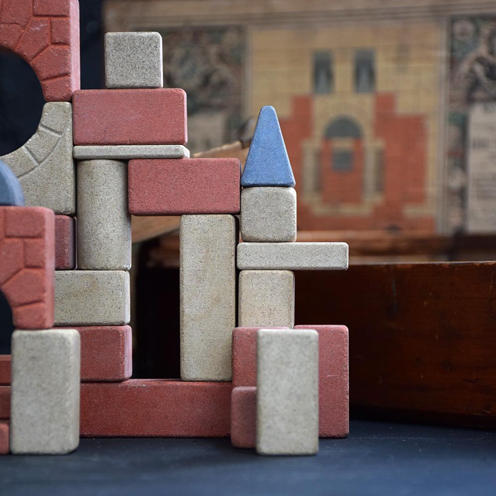 German 19th Century Stone Building Blocks