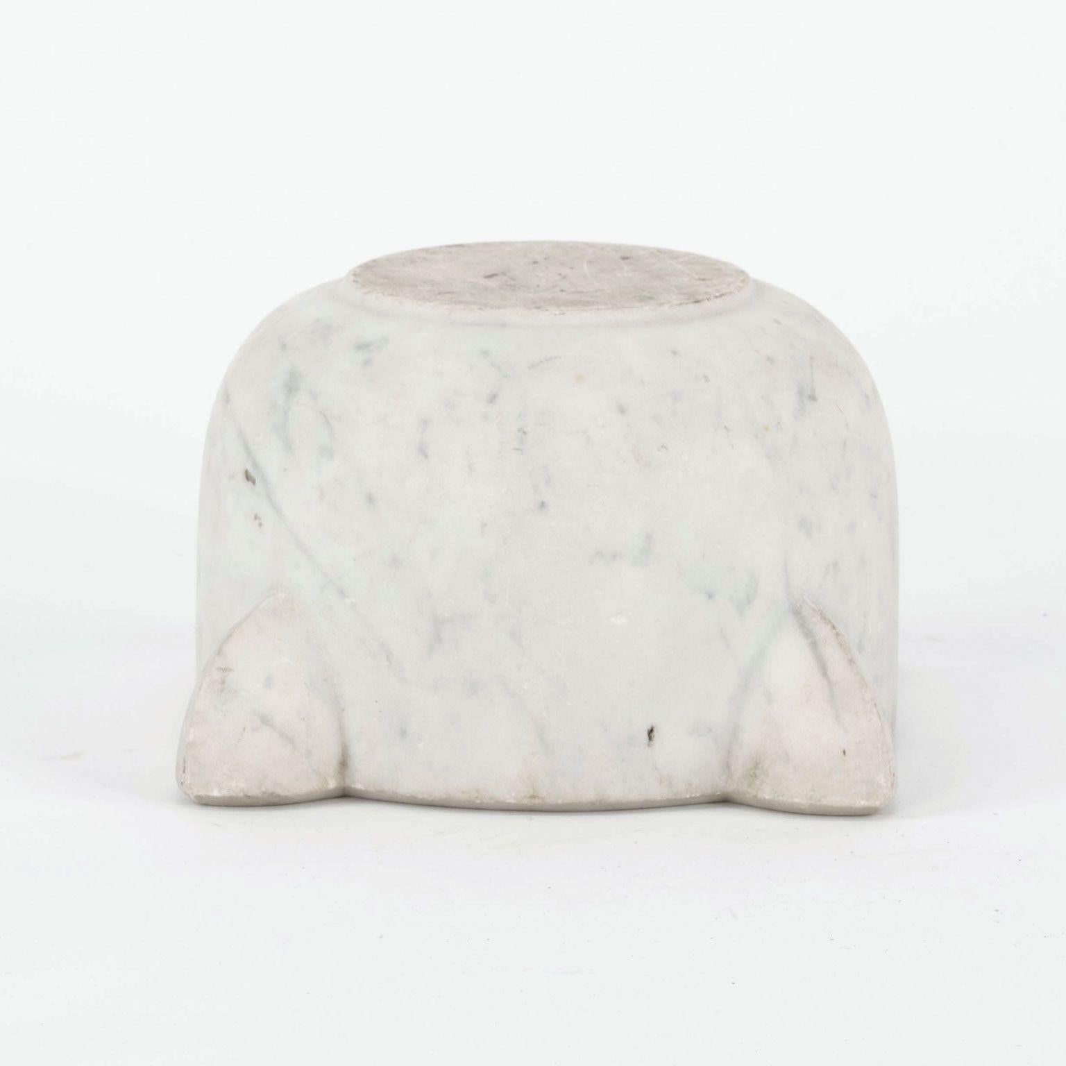 Marble 19th Century Stone Mortar For Sale