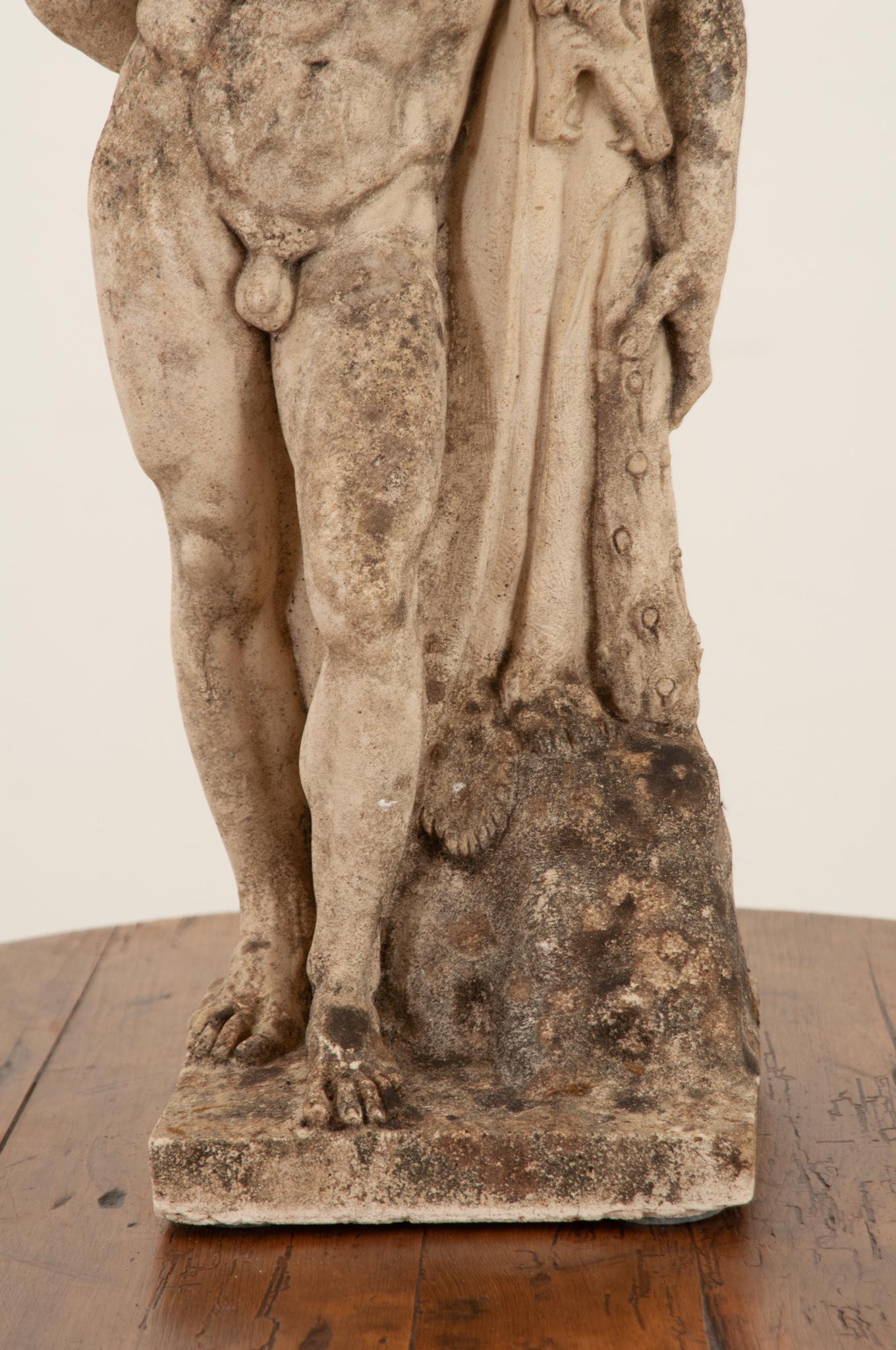 Greek 19th Century Stone Sculpture of the Farnese Hercules