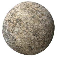 Steinkugel aus dem 19. Jahrhundert