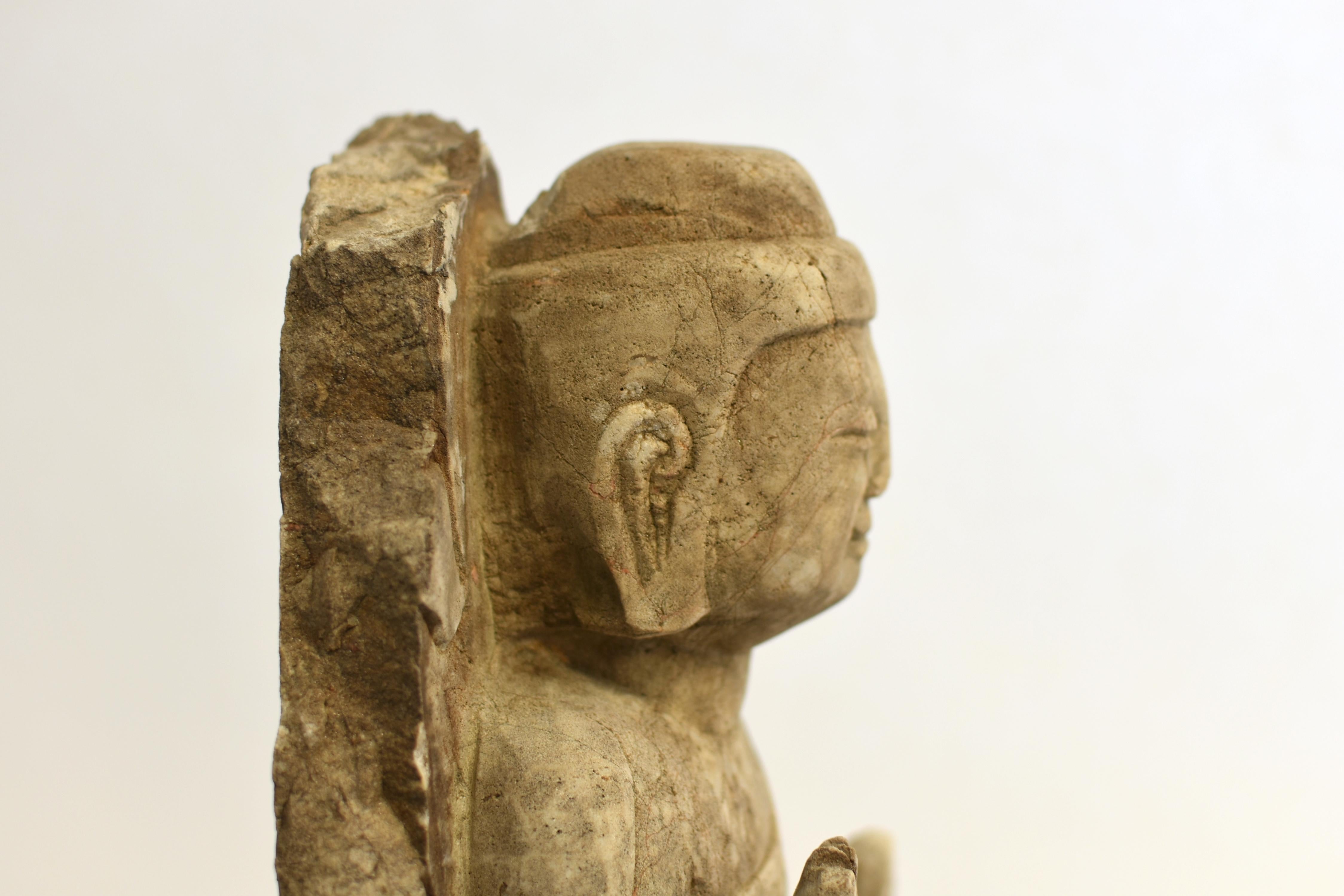 19th Century Stone Young Buddha Shakyamuni For Sale 5