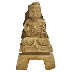19th Century Stone Young Buddha Shakyamuni