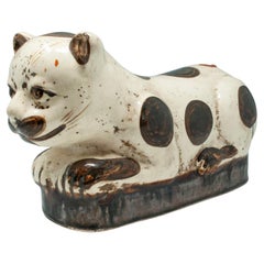 Cuscino per gatti in gres del XIX secolo, Cina