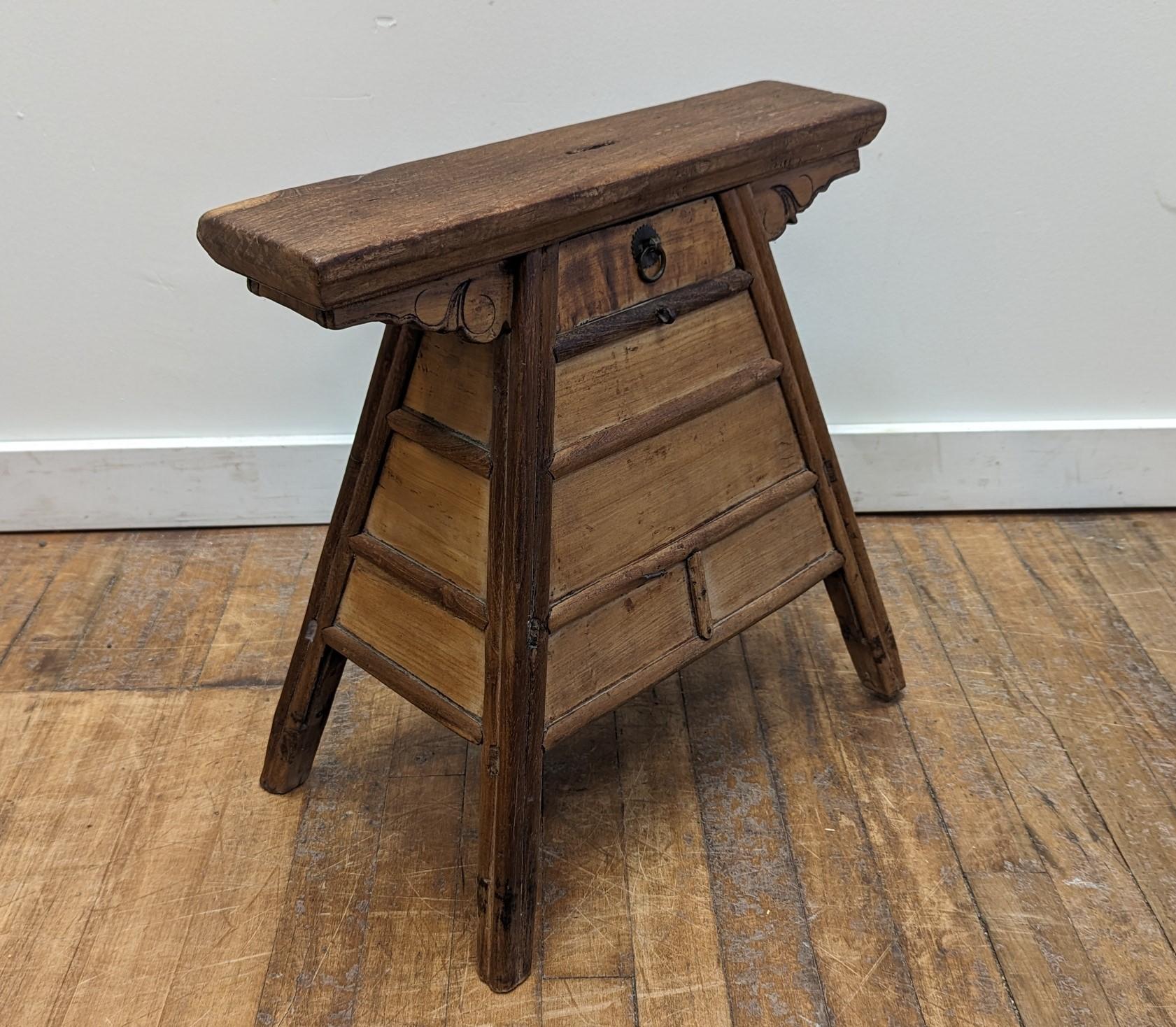 Qing 19th Century Stool  For Sale