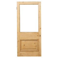 19th Century Stripped Pine Exterior or Interior Door