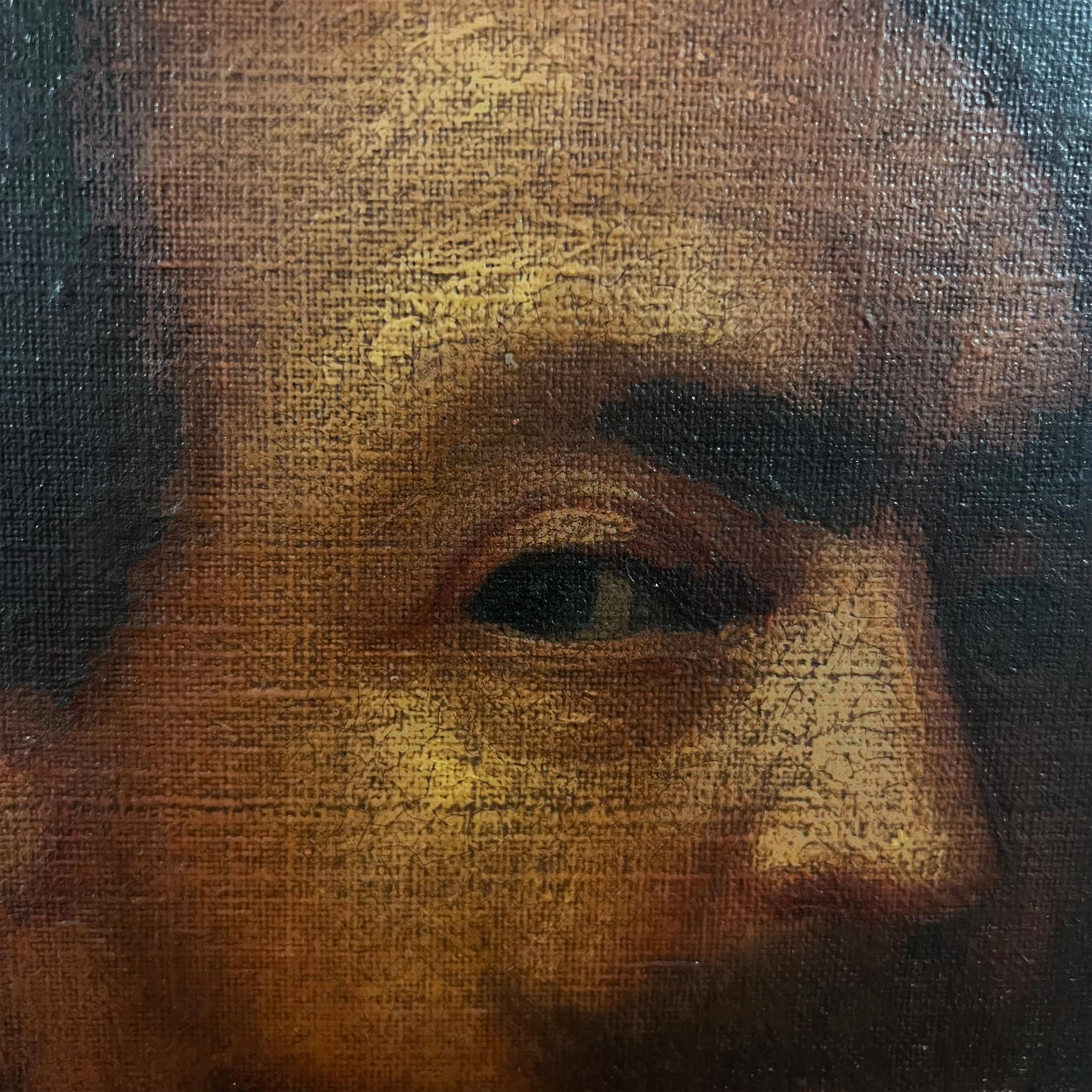 Étude d'un autoportrait de Peter Paul Rubens du 19e siècle Bon état - En vente à Chicago, IL