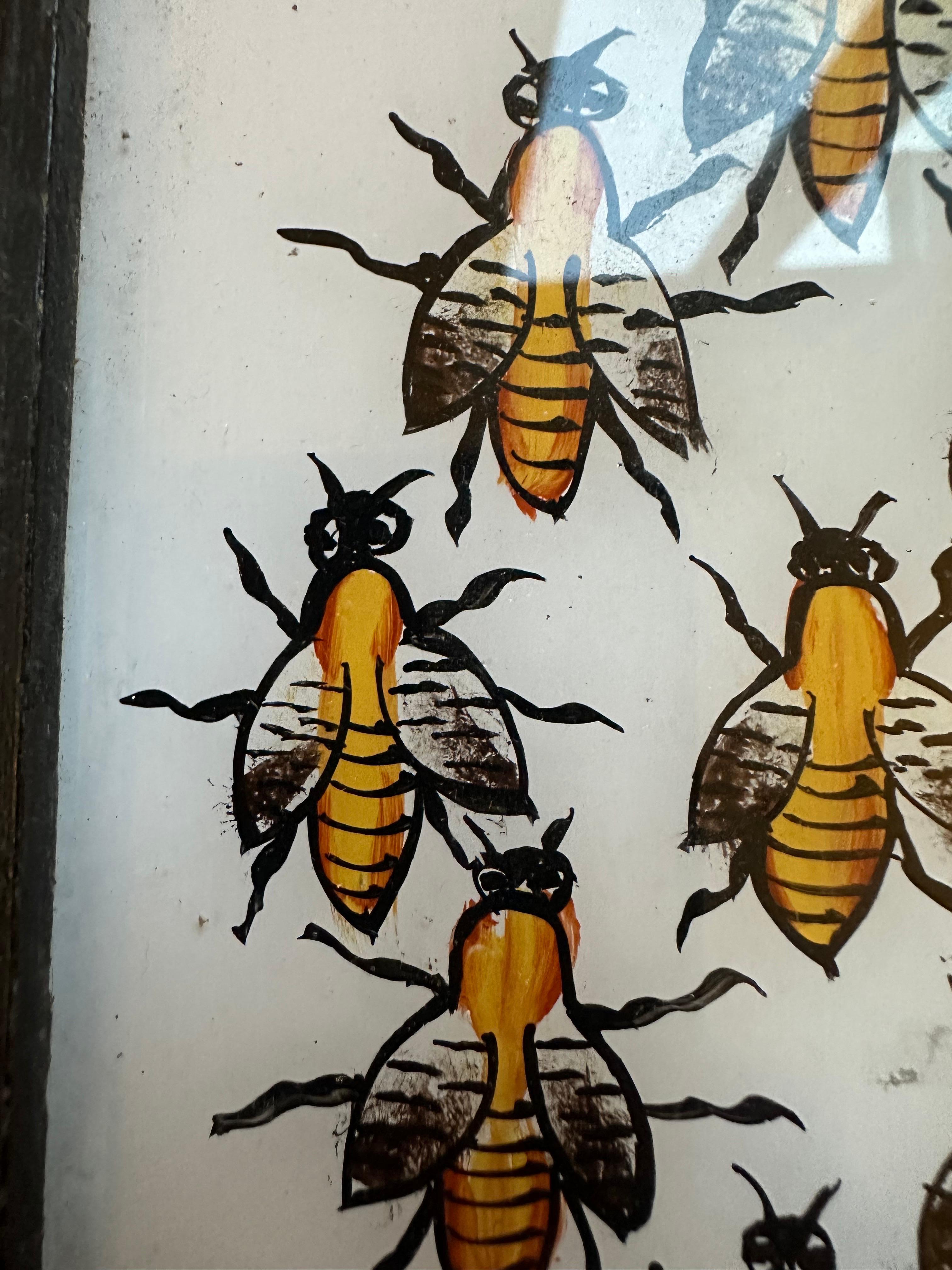 English 19th-Century Study of Bumble Bees: A Collection of Nine Detailed Paintings For Sale