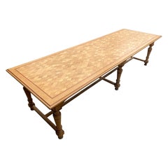 19th Century Stunning Large Oak Refectory Dining Table