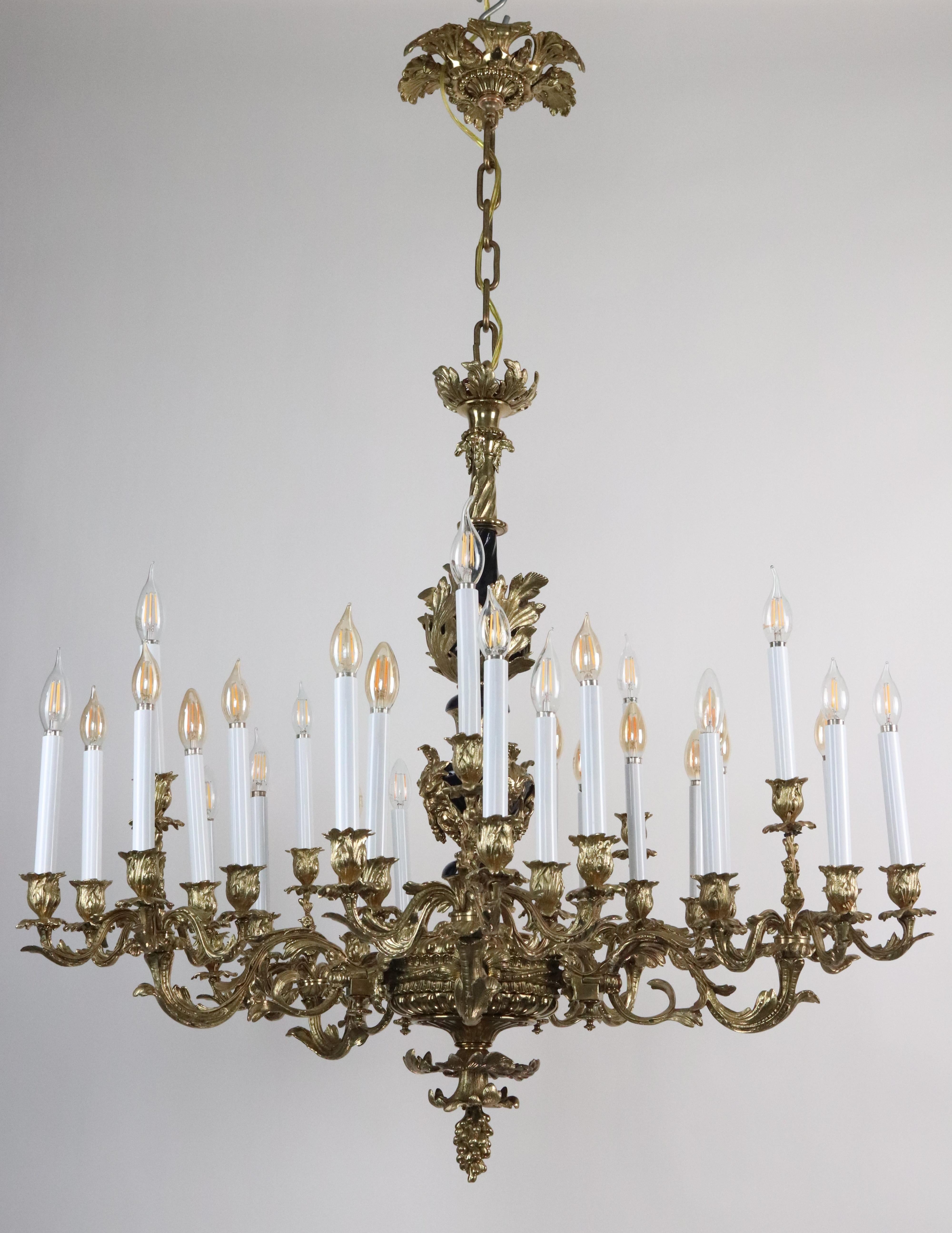 Rinascimento Lampadario in bronzo rinascimentale francese del XIX secolo in vendita