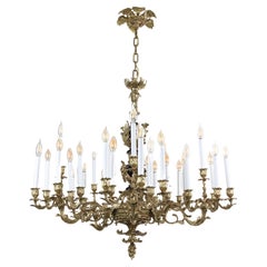 19th Century Style French Renaissance Bronze Chandelier