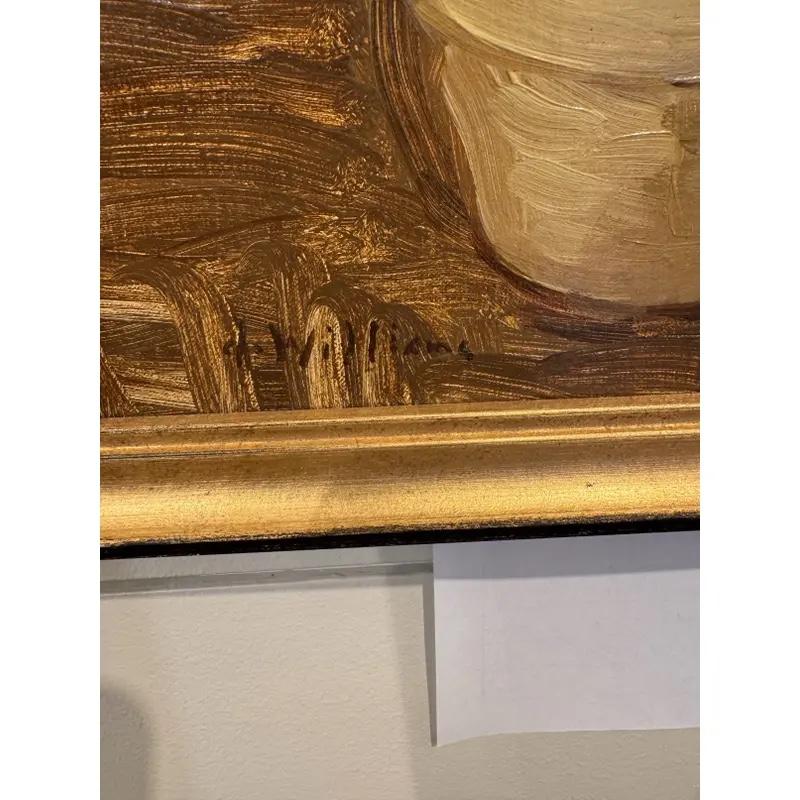 This contemporary artist captures the style of 19th Century European masters so well.
Her colors are vivid and rich and this painting feels like it could be over a 100 years old. See less

Dimensions
9.5ʺW × 1ʺD × 13.5ʺH