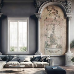 19th-Century Style Panoramic on Canvas