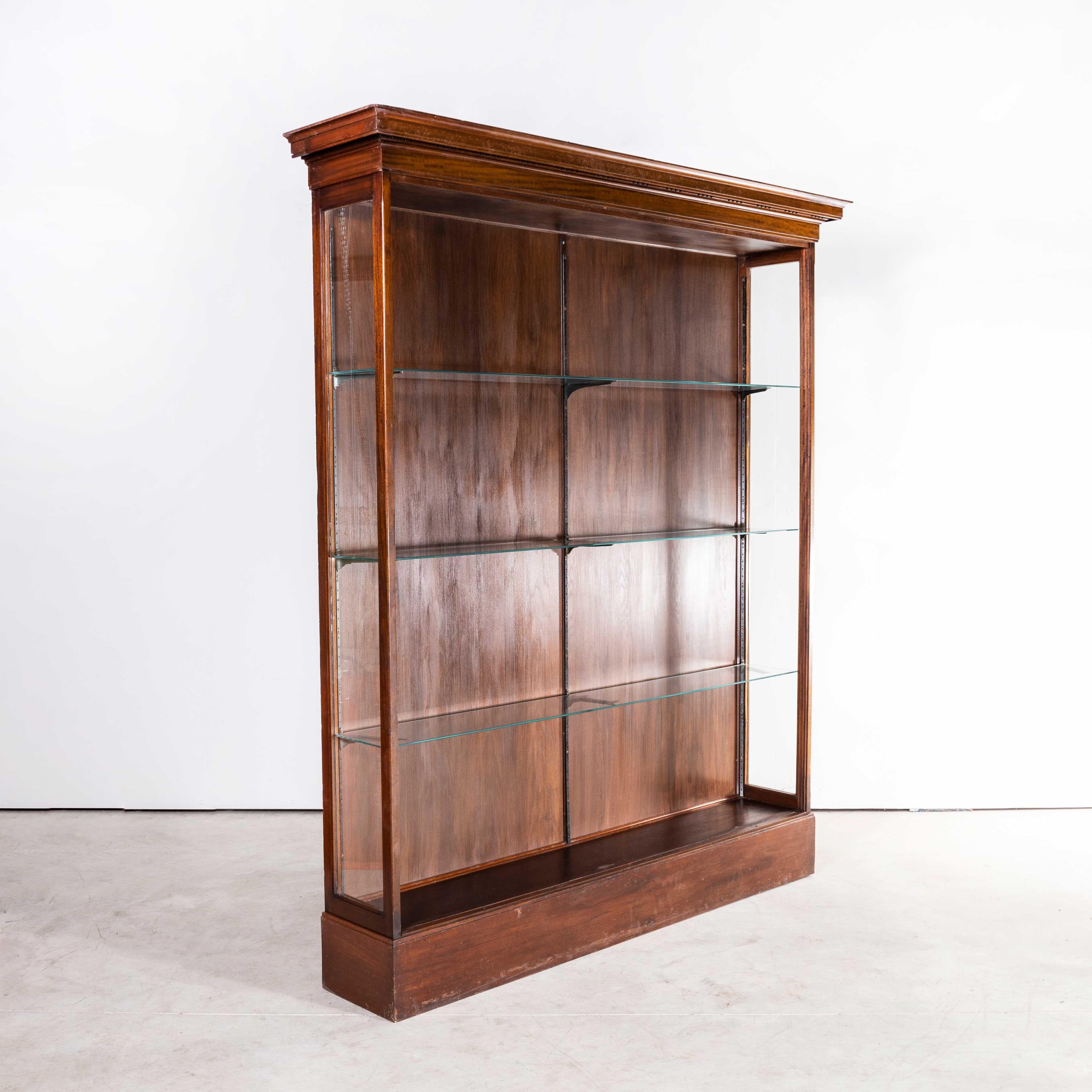 19th Century Substantial English Display Cabinet For Sale 2