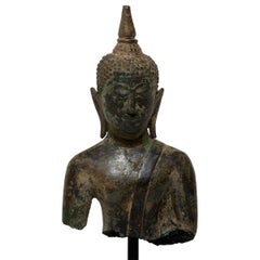 19th Century Sukhothai Bronze Buddha Fragment