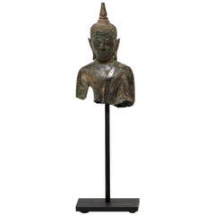 19th Century Sukhothai Bronze Buddha Fragment