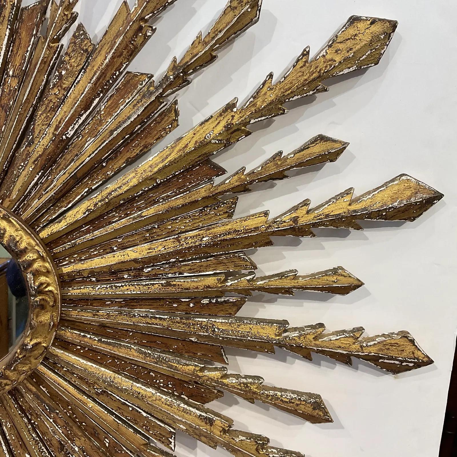 19th Century Sunburst Mirror For Sale 1