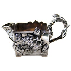 19th Century Superb Quality Japanese Silver Cream Jug