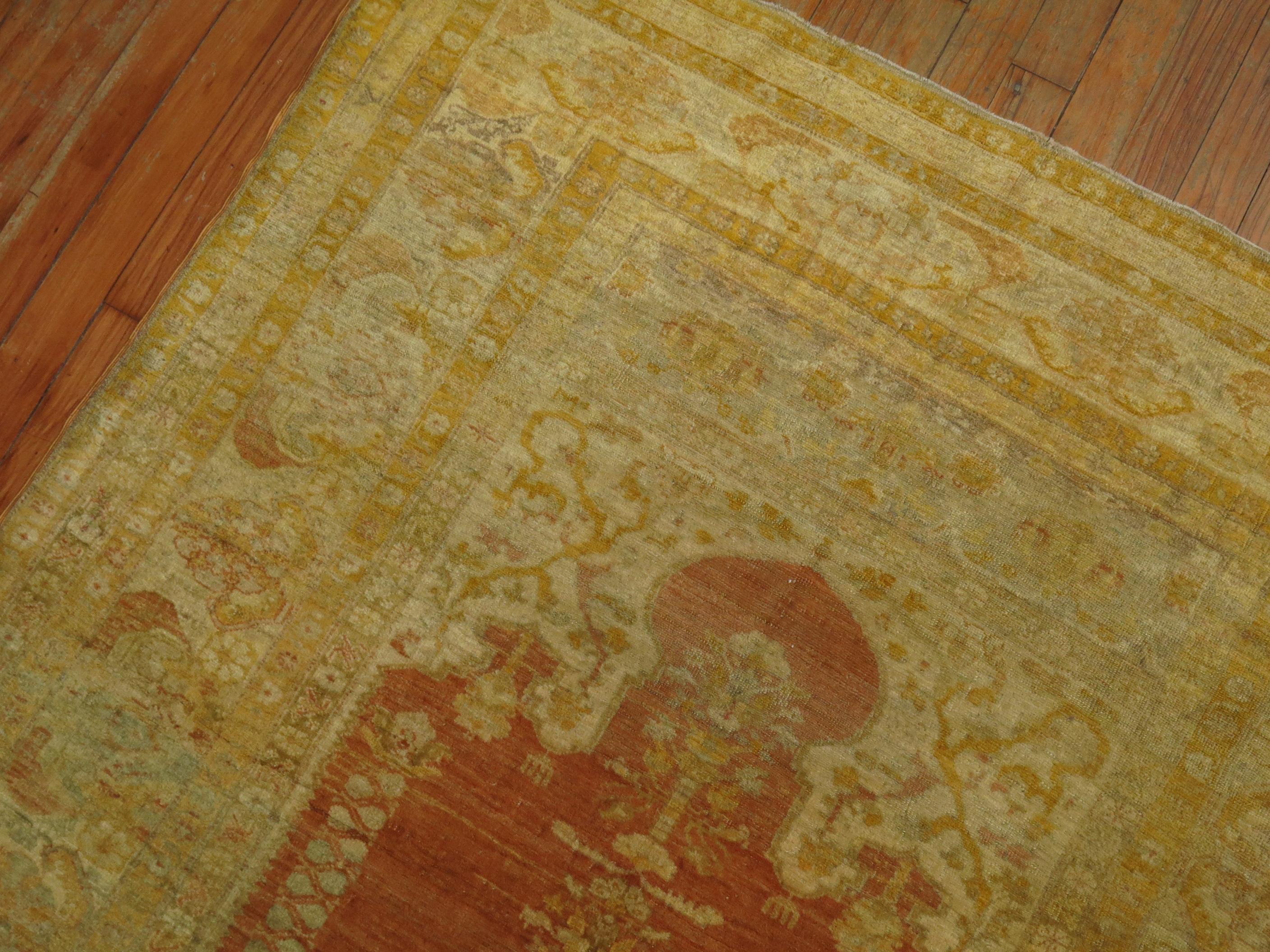 19th Century Superfine Connoisseur Level Turkish Sivas Rug In Good Condition For Sale In New York, NY
