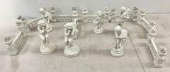 19th Century Surtout De Table Blanc De Chine Table Set by Georges Omerth C.1890