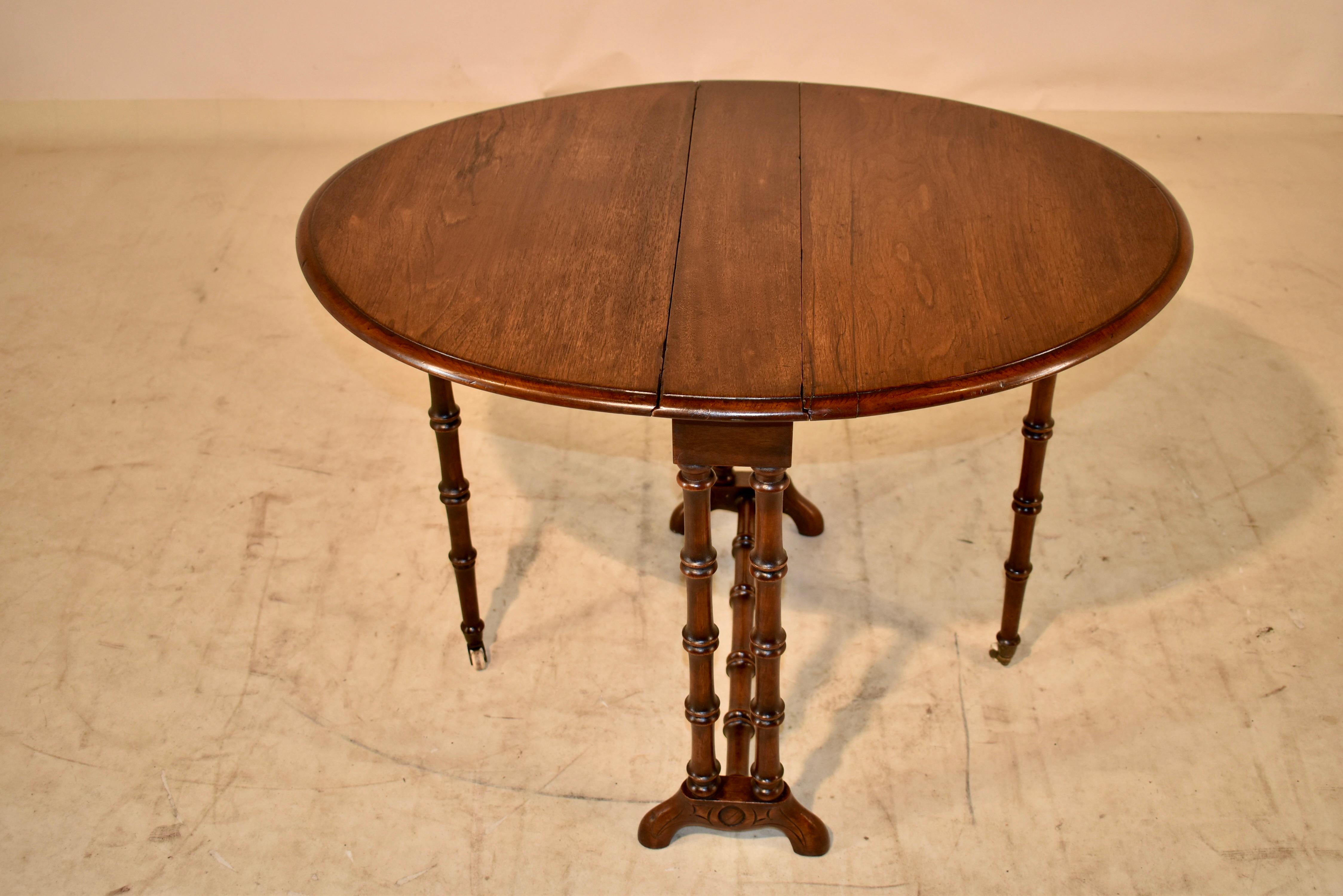 Acajou Table Sutherland du 19ème siècle en vente