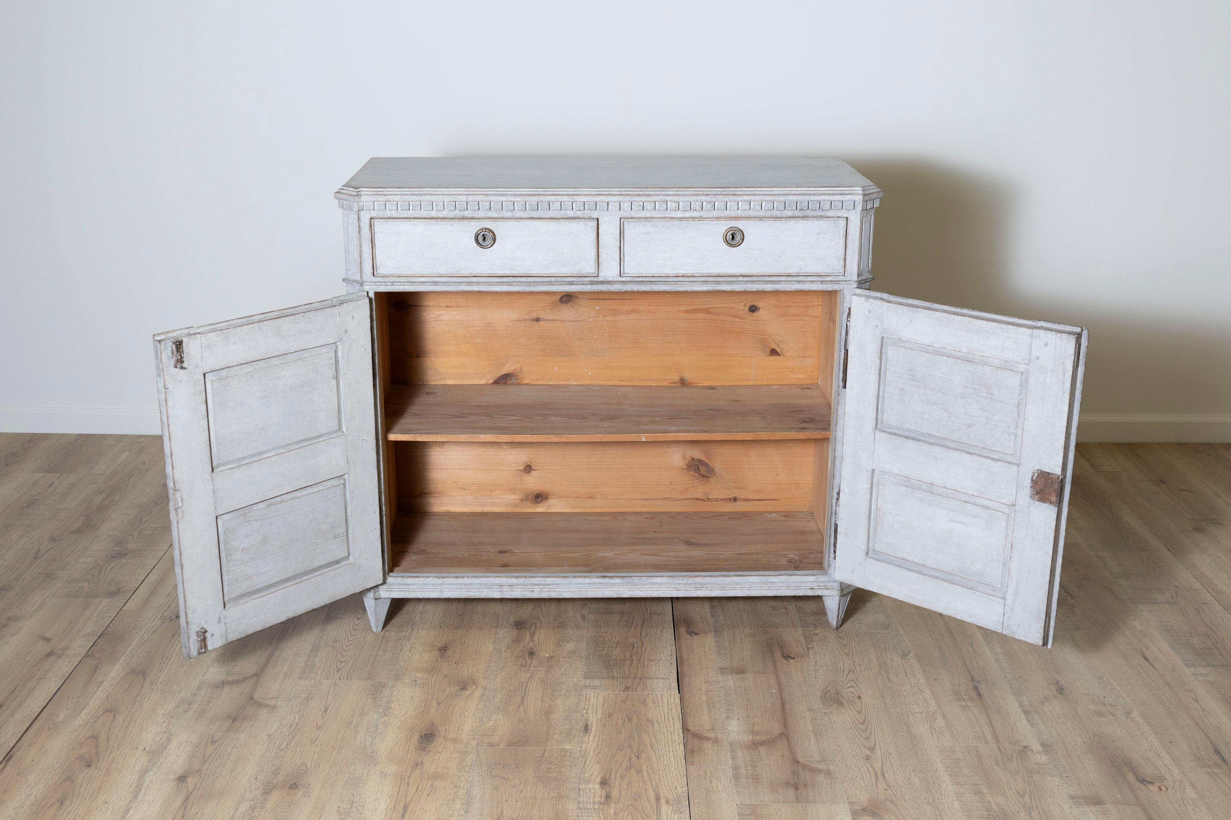 Gustaviano Credenza svedese del XIX secolo Circa 1870 in vendita