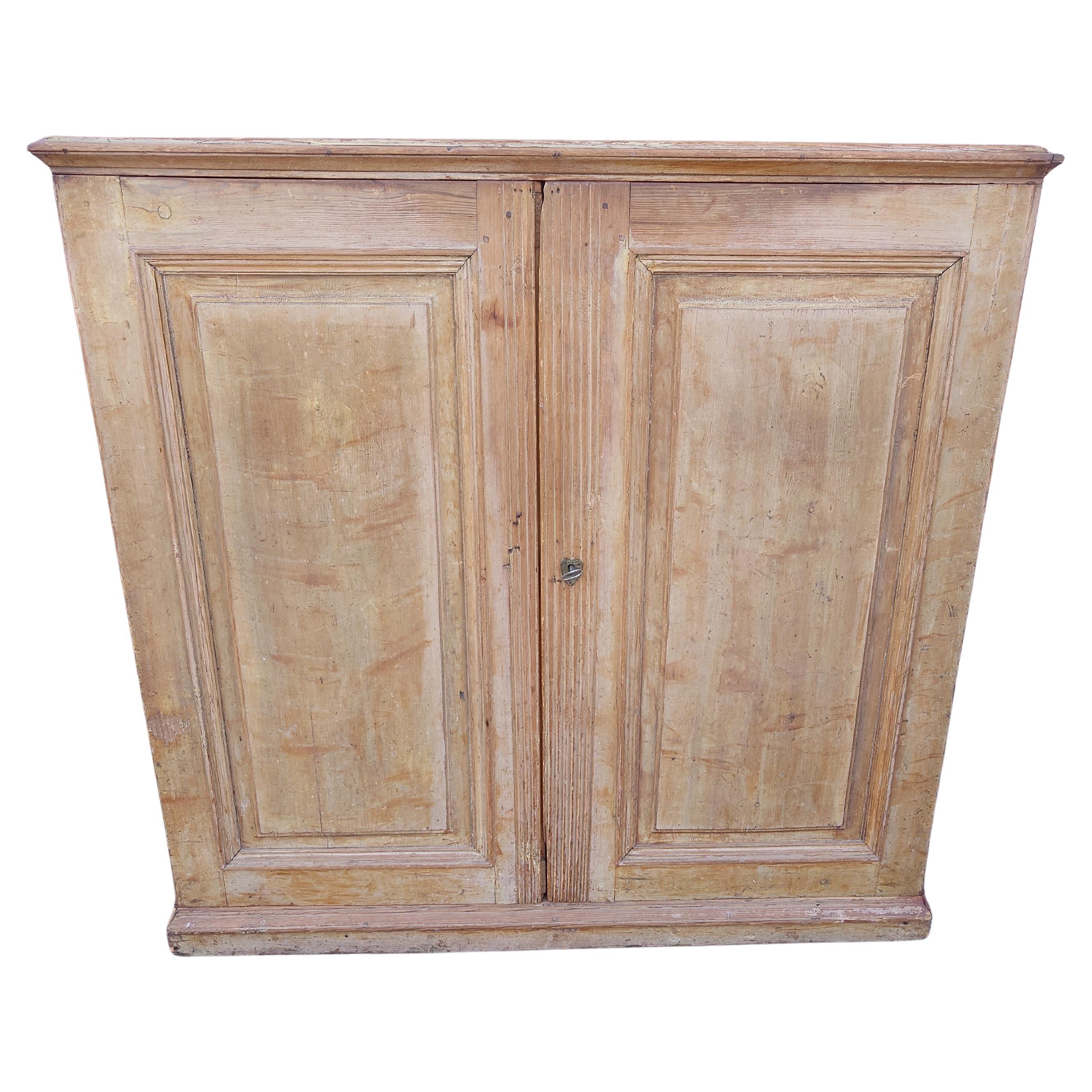 19ème siècle suédois  buffet gustavien ancien avec peinture d'origine en vente