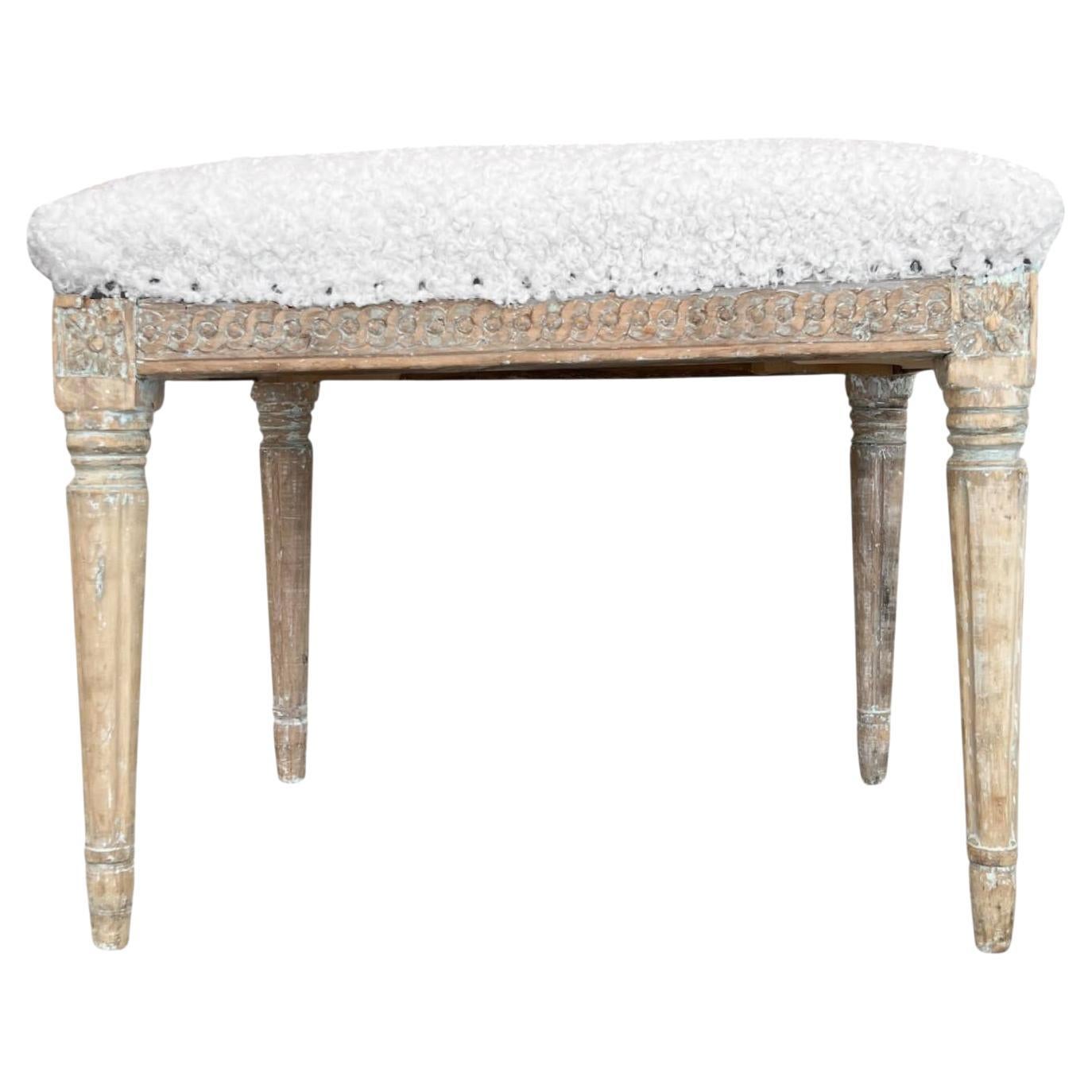 19th Century Swedish Antique Gustavian Tabouret-Stool
